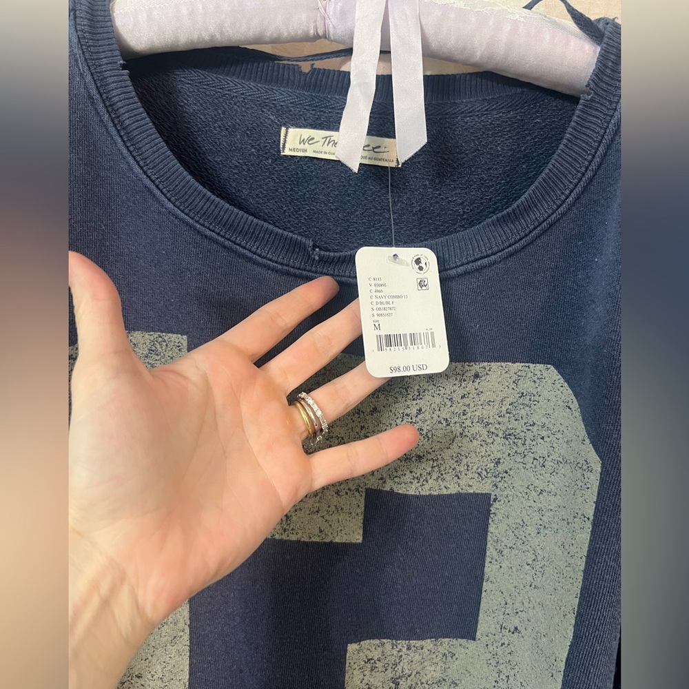 NWT Free People Camden Sweatshirt - Picture 7 of 13